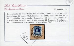 1934 - 1,30 lire su 1,25 lire, ... 