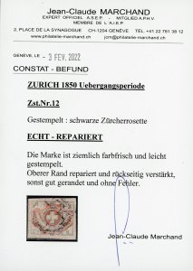 SVIZZERA CANTONALI ZURIGO 1850 - 2 ... 