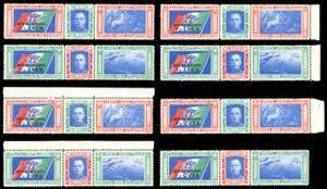 REGNO DITALIA POSTA AEREA 1933 - Trittici ... 