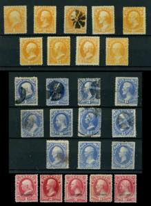 STATI UNITI SERVIZIO 1873 - Tre serie ... 