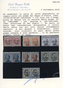 1924 - Crociera Italiana, serie ... 