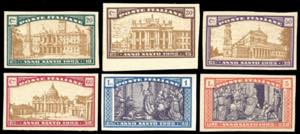 1924 - Anno Santo, prove di macchina, serie ... 