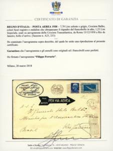 1930 - Aerogramma della Crociera ... 