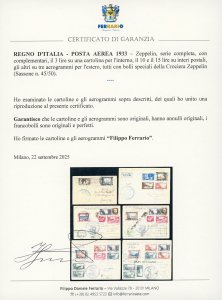 1933 - Zeppelin, serie completa ... 