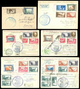 1933 - Zeppelin, serie completa (45/50), ... 