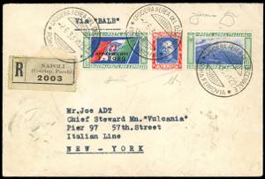 1933 - 5,25 + 44,75 lire Trittico I-BORG ... 