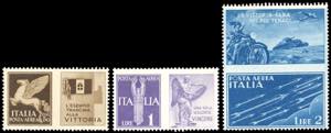 1942 - Non emessi, serie completa (12A/12C), ... 