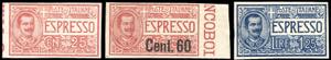 1903/1926 - 25 cent., 60 cent. su 50 cent., ... 