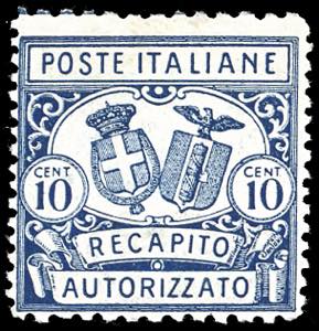 1928 - 10 cent., dent. 11 x 14 (1aa), gomma ... 