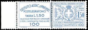 1936 - 1,50 lire Istituto Assicurazioni ... 