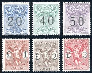 1924 - Serie completa (1/6), gomma originale ... 