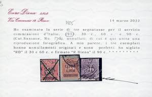 1925 - Soprastampati, serie ... 