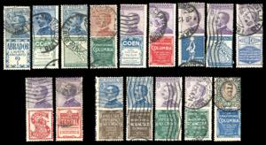 1924 - Serie completa dei valori emessi, ... 