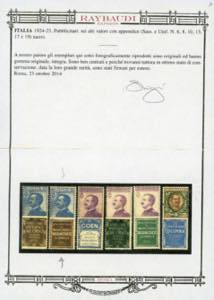 1924 - 25 cent. Tagliacozzo (8), ... 