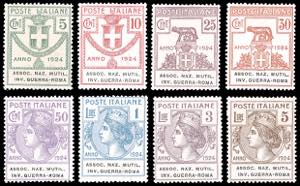 ASSOC.NAZ.MUTIL.INV.GUERRA-ROMA 1924 - Serie ... 