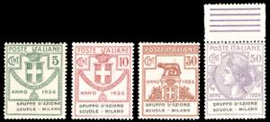GRUPPO DAZIONE SCUOLE-MILANO 1924 - Serie ... 