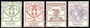 PATRONATI SCOLASTICI 1924 - Serie completa ... 