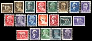 1944 - Soprastampati G.N.R., tiratura di ... 