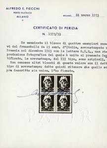 1943 - 15 cent., soprastampa ... 