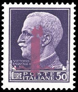 1944 - 50 lire soprastampato ... 