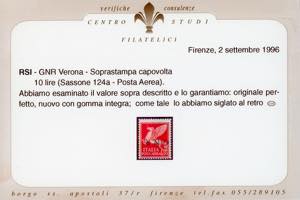 1944 - Soprastampati G.N.R. di ... 