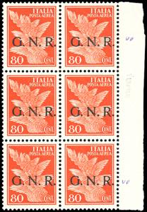 1944 - 80 cent. soprastampato G.N.R., ... 
