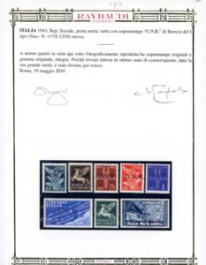 1943 - Soprastampati G.N.R., ... 