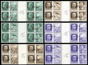 1944 - Soprastampati G.N.R. di Brescia, II ... 