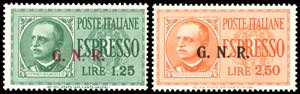 1943 - Soprastampati G.N.R. di Brescia, III ... 