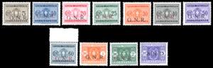 1943 - Soprastampati G.N.R., tiratura di ... 