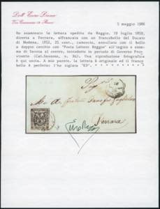 1859 - 25 cent. camoscio chiaro ... 