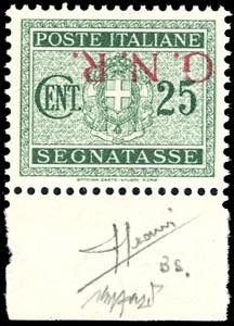 1943 - 25 cent. soprastampa G.N.R. di ... 