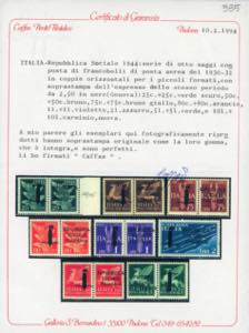 POSTA AEREA 1944 - Serie completa, ... 