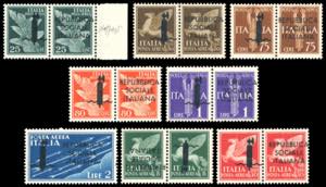 POSTA AEREA 1944 - Serie completa, ... 