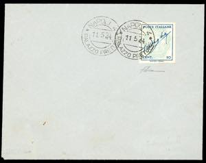 1944 - 50 cent. azzurro e celeste Badoglio, ... 