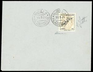 1944 - 50 cent. nero e grigio Badoglio, ... 