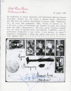 1951 - 100 lire Democratica, FALSO ... 