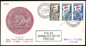 1951 - Ginnici, serie completa (661/663), ... 