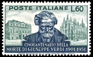 1952 - 60 lire Verdi, denti. 14 x 14 1/4, ... 