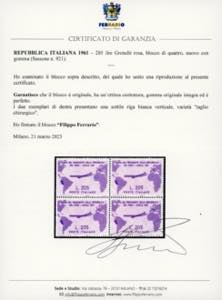 1961 - 205 lire Gronchi rosa ... 
