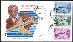 1961 - 205 lire Gronchi rosa, con i due ... 