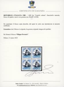 1980 - 1.000 lire Castello ... 