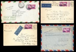 1956 - 120 lire su 50 lire Visita del ... 