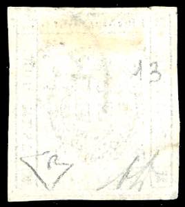 1859 - 15 cent. bruno (13), usato, ... 