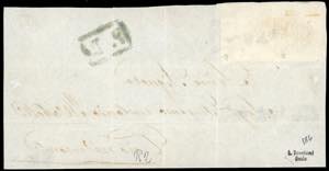 1859 - 5 cent. verde, 15 cent. ... 