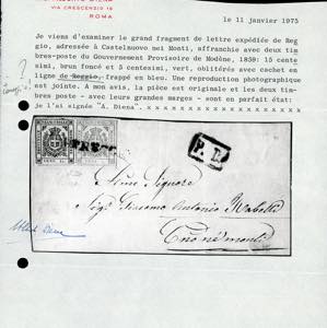 1859 - 5 cent. verde, 15 cent. ... 