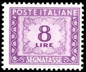 1947 - 8 lire, filigrana ruota del I tipo, ... 
