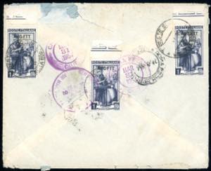 POSTA AEREA 1954 - 300 e 1.000 ... 