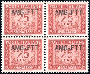 SEGNATASSE 1954 - 25 lire, nuovo tipo di ... 