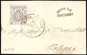 1860 - 20 cent. lilla grigio chiaro (16), ... 